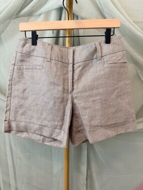 Apt. 9 Tan Shimmer Shorts Classic Tailored Design